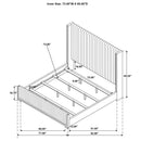 Natasha California King, E.King & Queen Bed