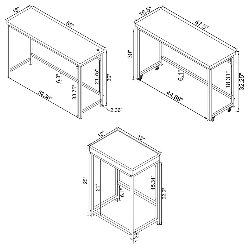 Hawes 4 Pc Counter Height Dining Set