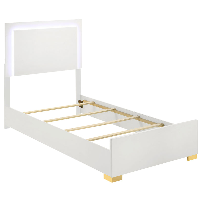 Marceline Bedroom Sets White & Black 4 & 5 Piece