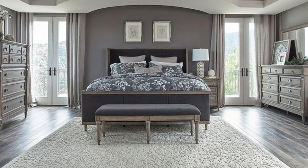 Alderwood 5-piece Queen Bedroom Set French Grey image