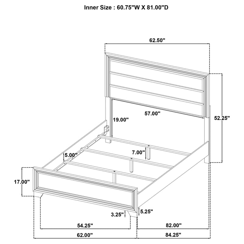 Wright 5 Pc Bedroom Set