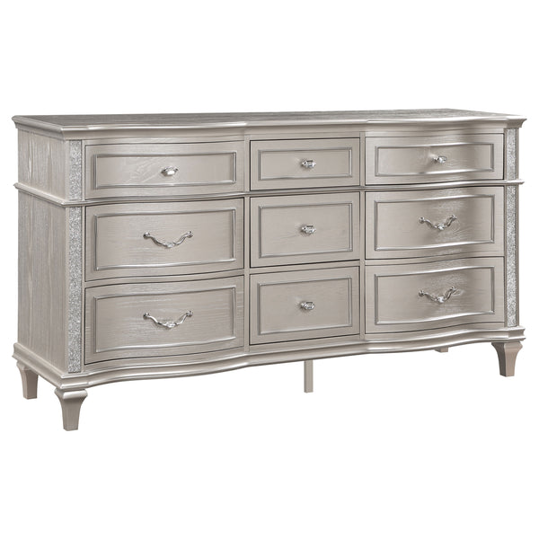 Evangeline 9-drawer Dresser Silver Oak image