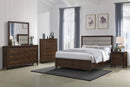 Welsley California King Bedroom Set Walnut