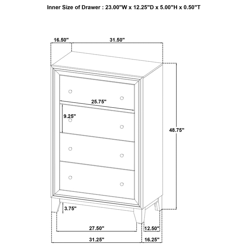 Welsley 5 Pc Bedroom Set