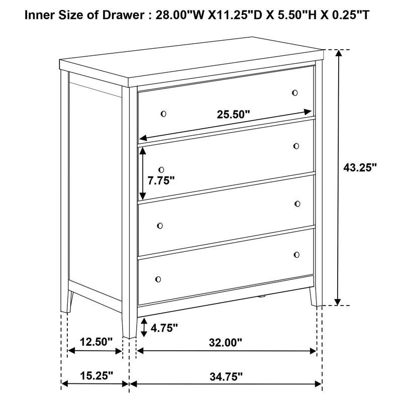 Wilkes 5 Pc Bedroom Set