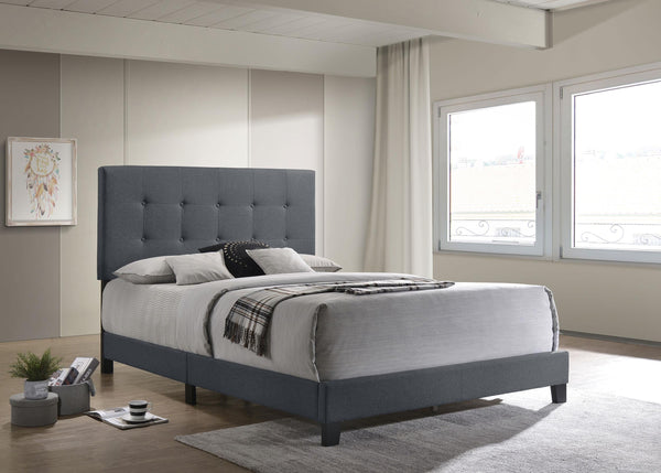 Mapes Tufted Upholstered Full Bed Grey image