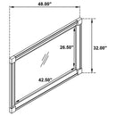 Devon Bedroom Set Wine Red and Dark Oak