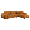 Camacho Upholstered Sectional Sofa with Ottoman Set