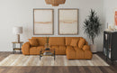 Camacho Upholstered Chaise Sectional Sofa Amber