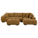 Camacho Upholstered Sectional Sofa with Ottoman Set