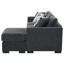 Storey Upholstered Sleeper Sectional Chaise Sofa