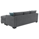 Storey Upholstered Sleeper Sectional Chaise Sofa