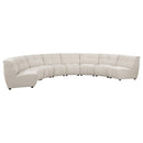 Charlotte Upholstered Modular Sectional Sofa Ivory