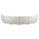 Charlotte Upholstered Modular Sectional Sofa Ivory