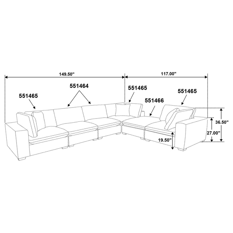 Lakeview Upholstered Modular Sectional