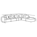 Jennifer Modular Sectional Grey