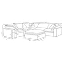 Raleigh Boucle Upholstered Modular Sectional