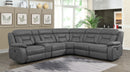 Higgins Reclining Grey Sectional