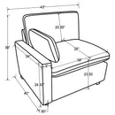 Collins Reclining Sectional Chair & Corner Chair