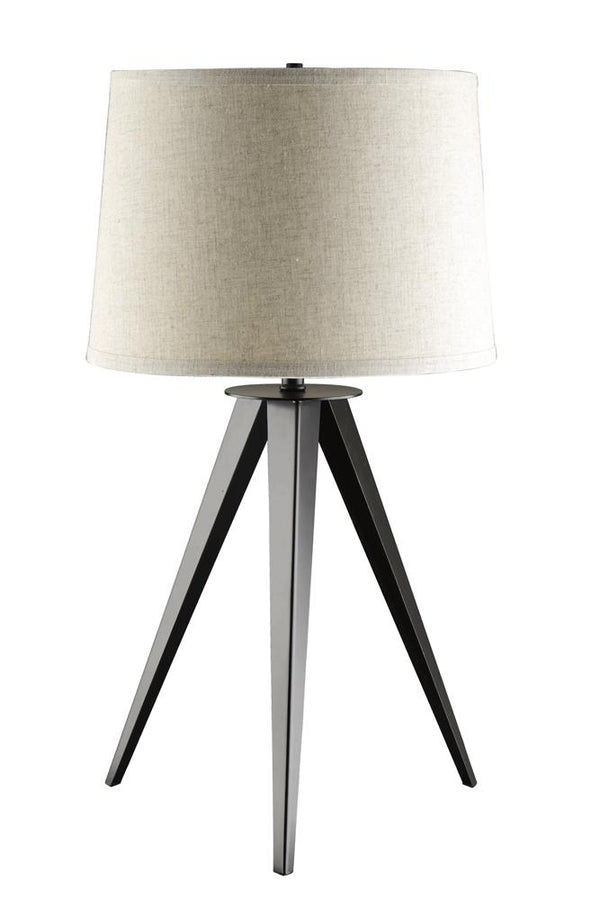Sabat Tripod Base Table Lamp Black and Light Grey image