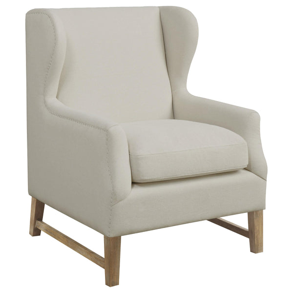 Fleur Wing Back Accent Chair Cream image
