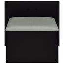 Flora 2-drawer Vanity Set with LED Mirror High Gloss