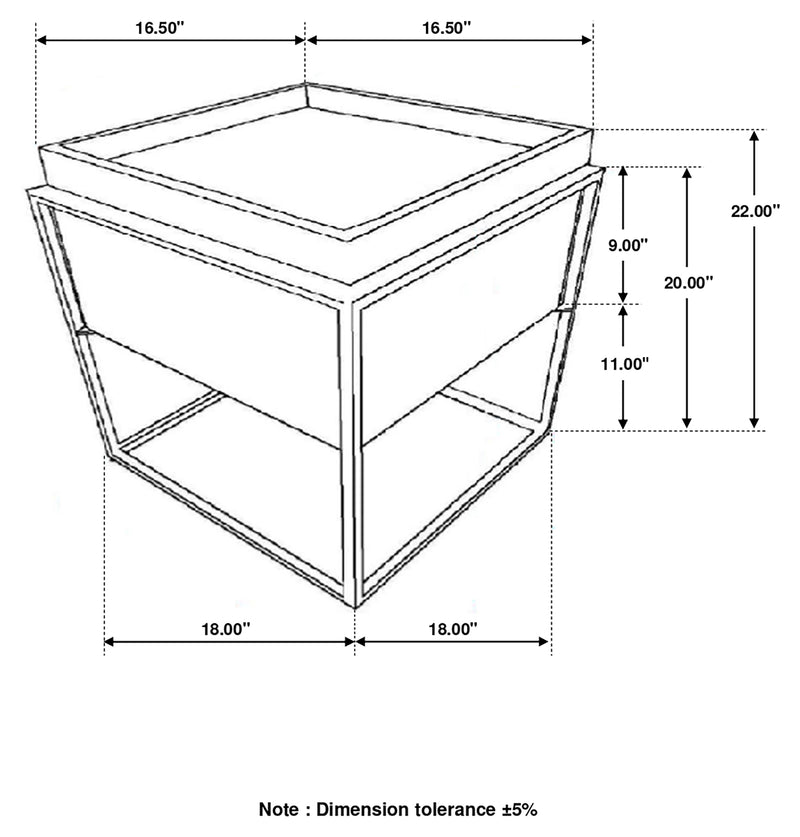 Ondrej End & Side Table