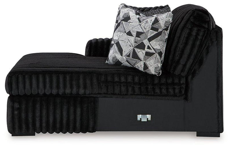 Midnight-Madness Sectional Sofa with Chaise