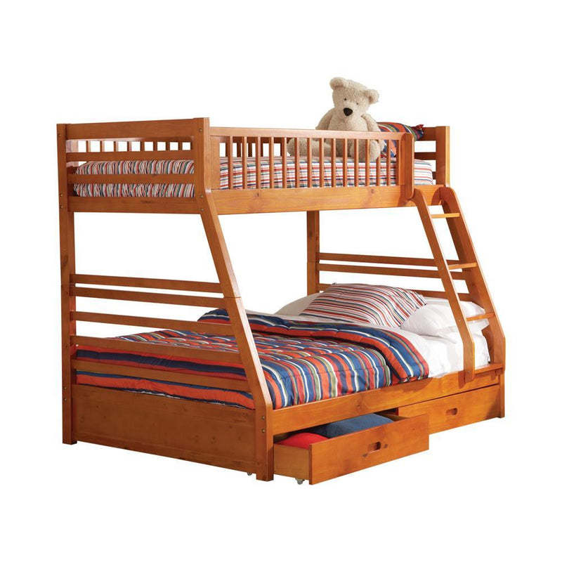 Ashton Twin Over Full 2-drawer Bunk Bed