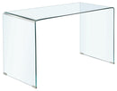 Ripley Glass Writing Desk Clear
