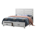 Brantford Eastern King Panel Bed Coastal White