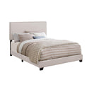 Boyd Upholstered Bed with Nailhead Trim