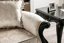 Acapulco White & Espresso Loveseat