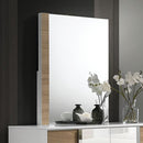 ERLANGEN Mirror, White/Natural