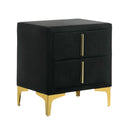 FLORIZEL Night Stand, Black