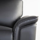 Bienne Loveseat Manual Recliner White & Black