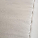 Bienne Loveseat Manual Recliner White & Black