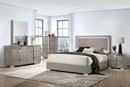 Sinistra E.King & Queen Bed White, Black & Beige