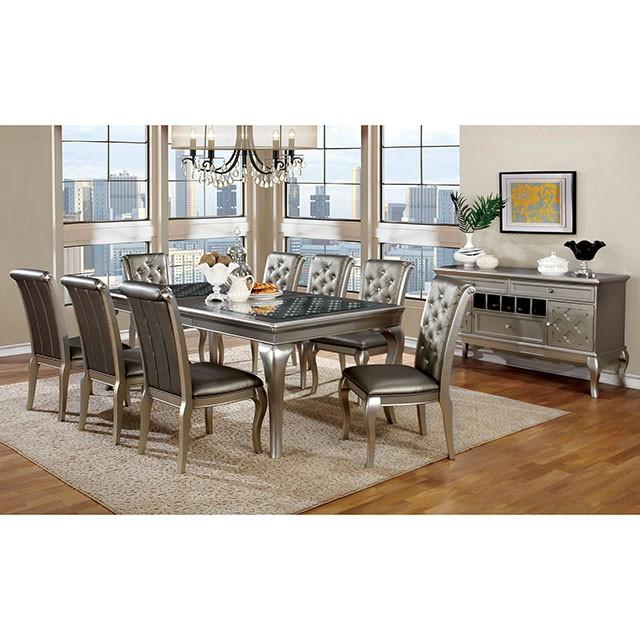 AMINA Champagne 84" Dining Table