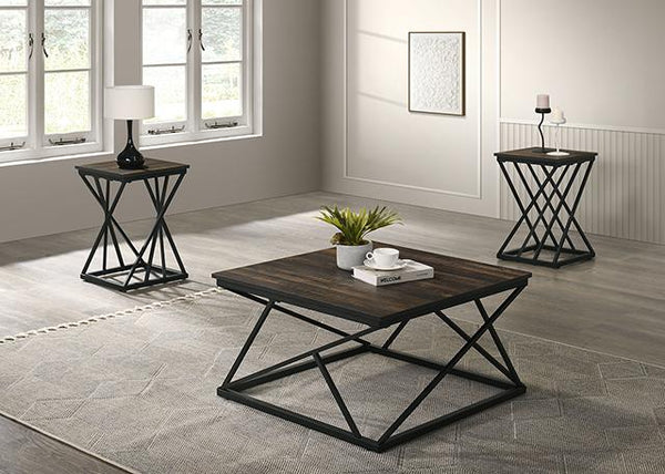 Borup 3 Pc. Table Set Brown