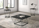 Whetstone 3 Pc. Table Set Black