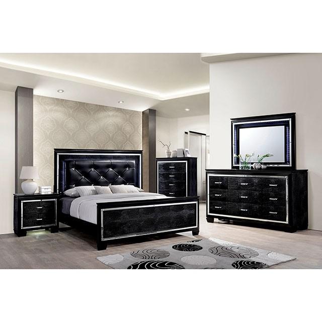 BELLANOVA Black Cal.King Bed