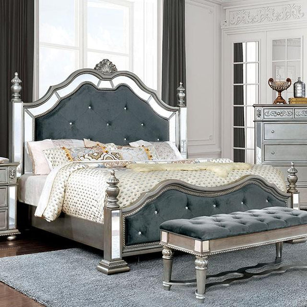 Azha Silver/Gray Queen Bed image