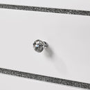 MAGDEBURG Cal.King Bed, Black & White