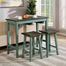 Elinor Bar Table Set Cherry & Green