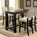 Sania 5 Pc Bar Table Set Black