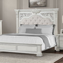 Promenade Bed Dark Brown & White