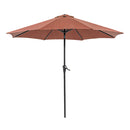 Tano 9' Outdoor Umbrella + 21" Round Base