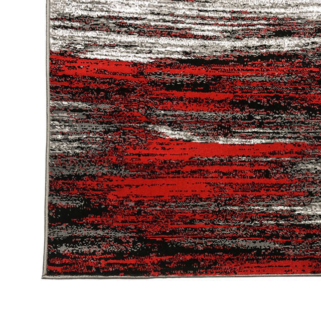 Sivas Gray/Red 5' X 8' Area Rug